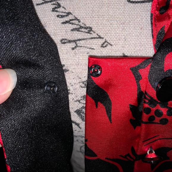 Xscape Black and Red Ladies Blazer Jacket Size 8 - Picture 7 of 16